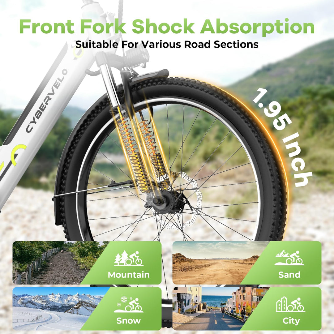 EK2 26" up 80 Miles 28Mph - CYBERVELO