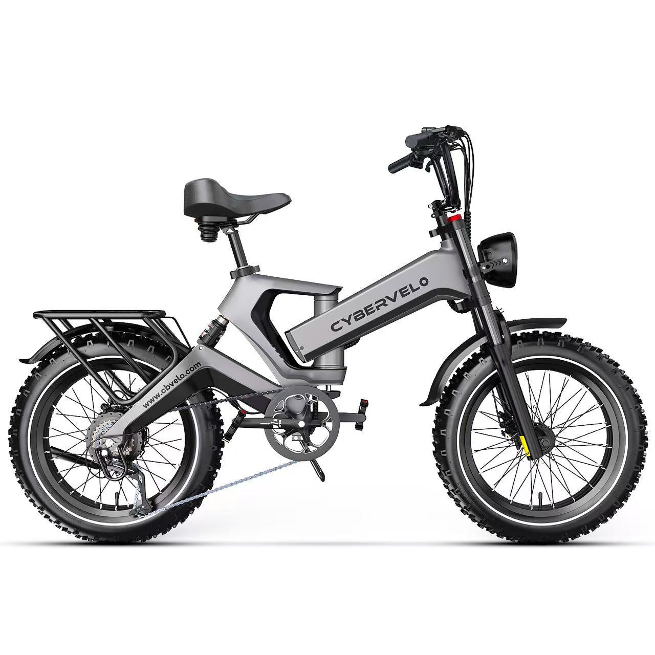 EK6 Max 2.0 electric bike in silver