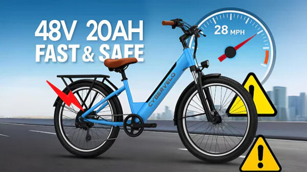Cybervelo EK2 1000W Electric Bike Review | 28MPH Fast & Safe E-Bike for Adults