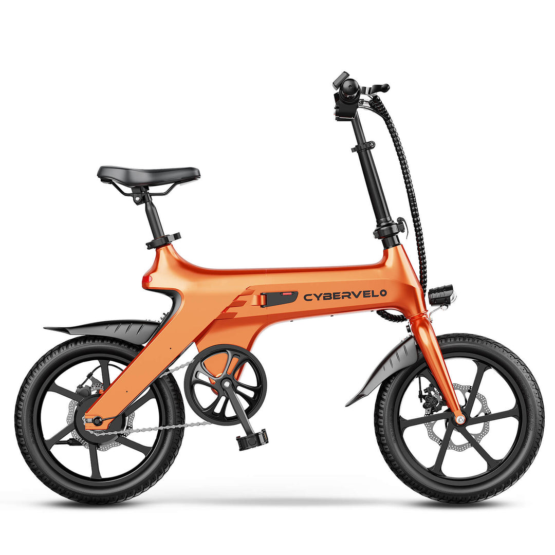 Cybervelo EK13 Folding E-Bike | 20MPH | 60 Miles