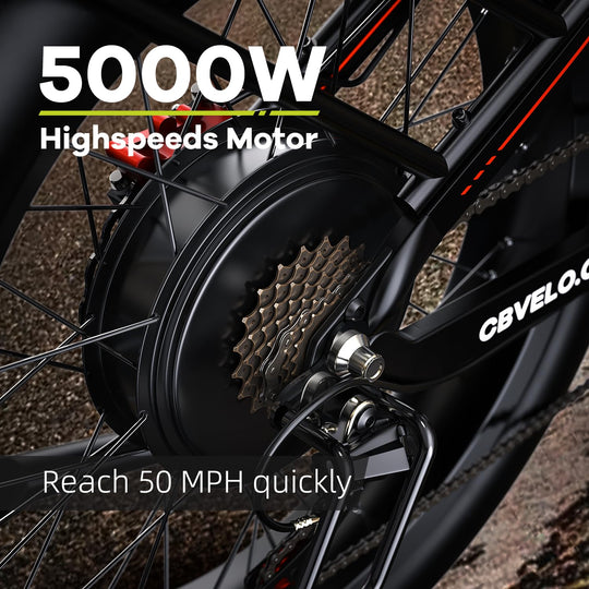 EK9 26" up 120 Miles 52V 40AH