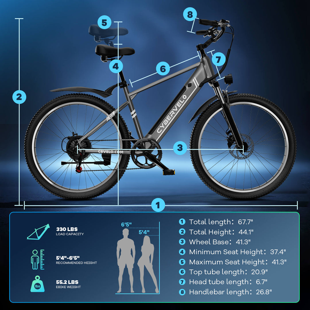 EK3 26" up 80 Miles 28Mph