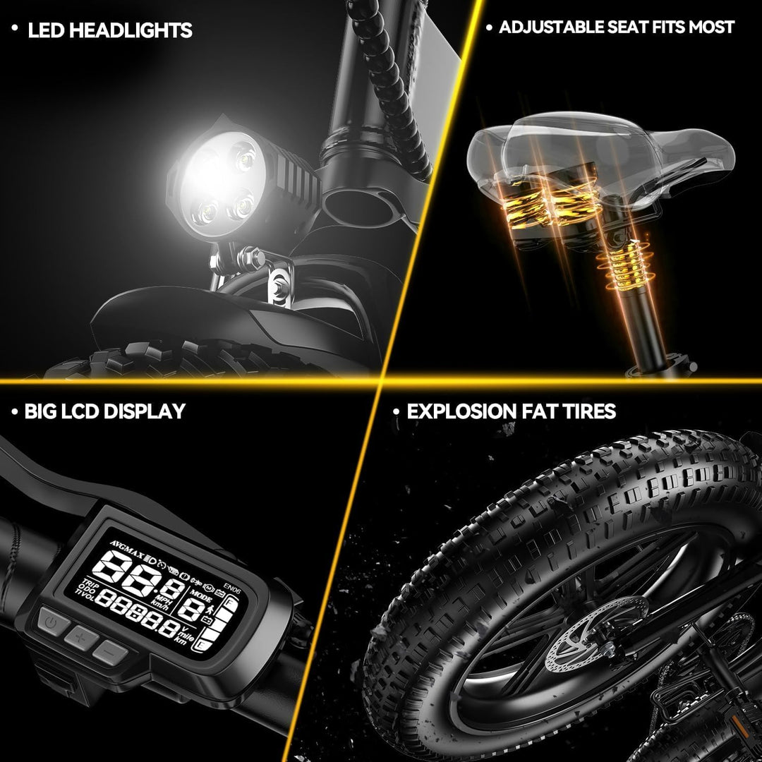 Combo-EK4+Mars700 Folding Ebike