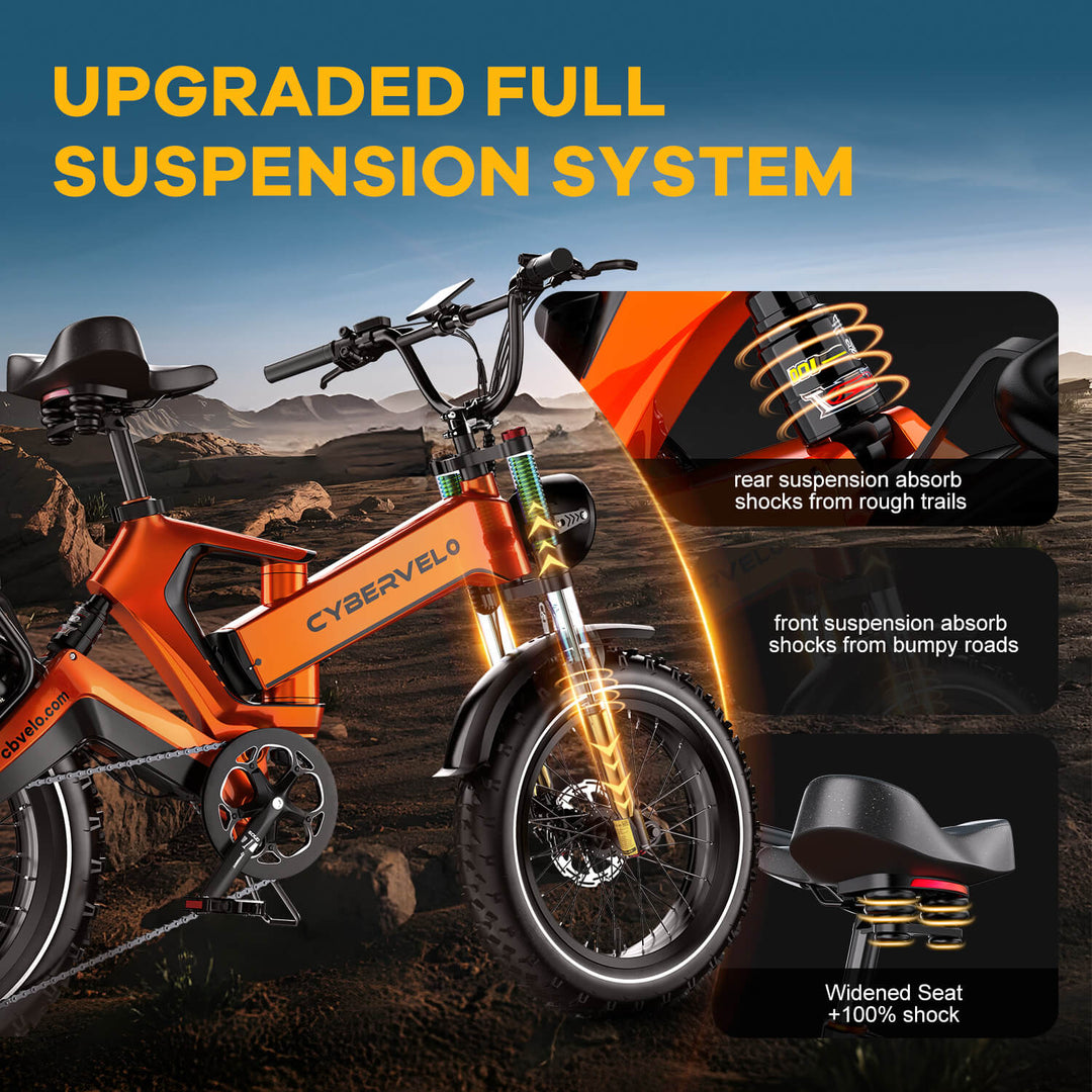 Combo-EK6 Full Suspension Ebike
