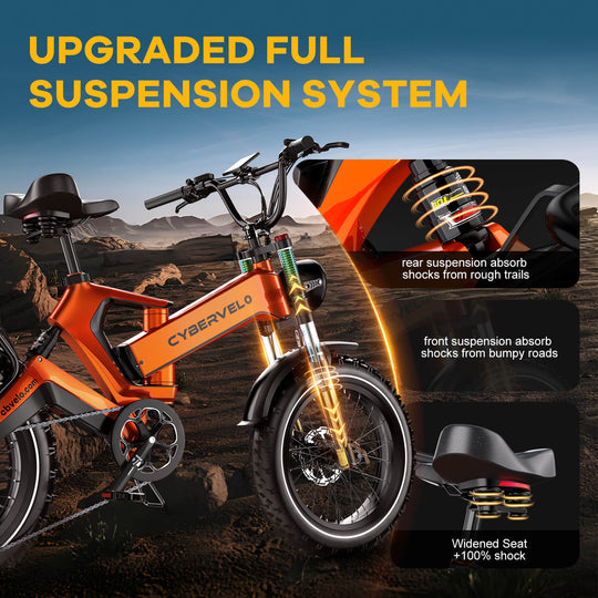 Combo-EK6 Full Suspension Ebike